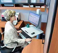 Sit-Stand Workstation Ergotron WorkFit C-Mod Photo 2