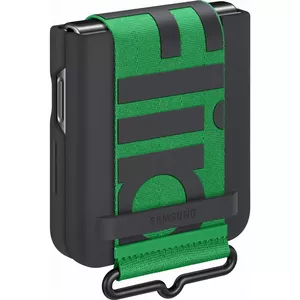 Samsung Silicone Cover with Ring for Galaxy Z Flip4 Black