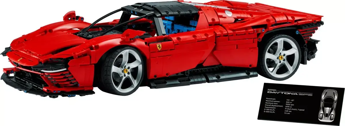 LEGO Technic Ferrari Daytona SP3 1:8, 3 778 pcs Photo 8