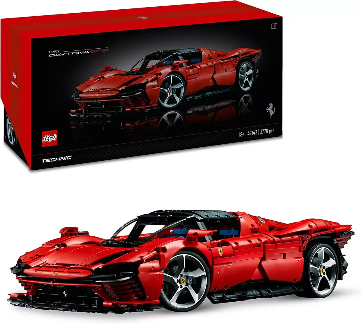 LEGO Technic Ferrari Daytona SP3 1:8, 3 778 pcs Photo 4