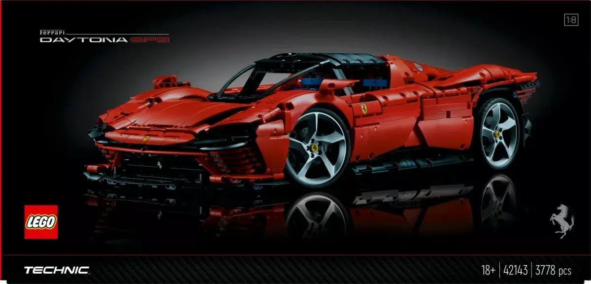 LEGO Technic Ferrari Daytona SP3 1:8, 3 778 pcs Photo 7
