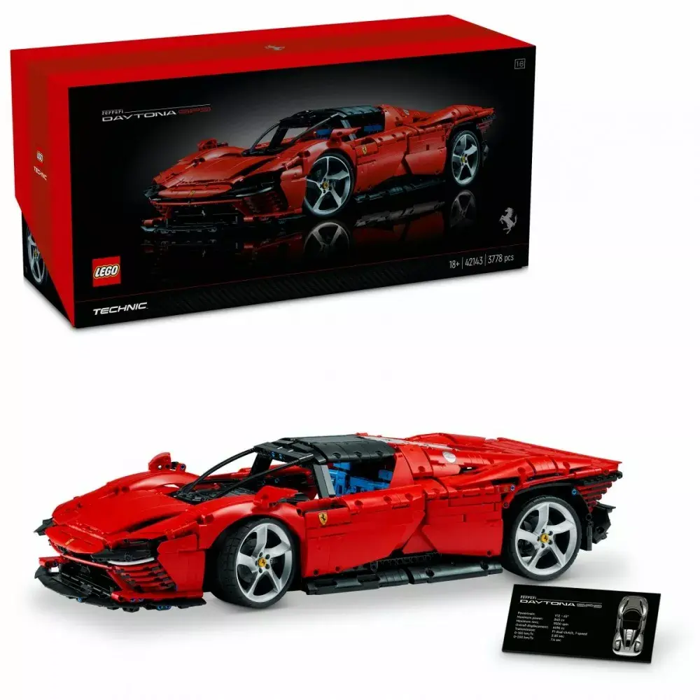 LEGO Technic Ferrari Daytona SP3 1:8, 3 778 pcs Photo 11