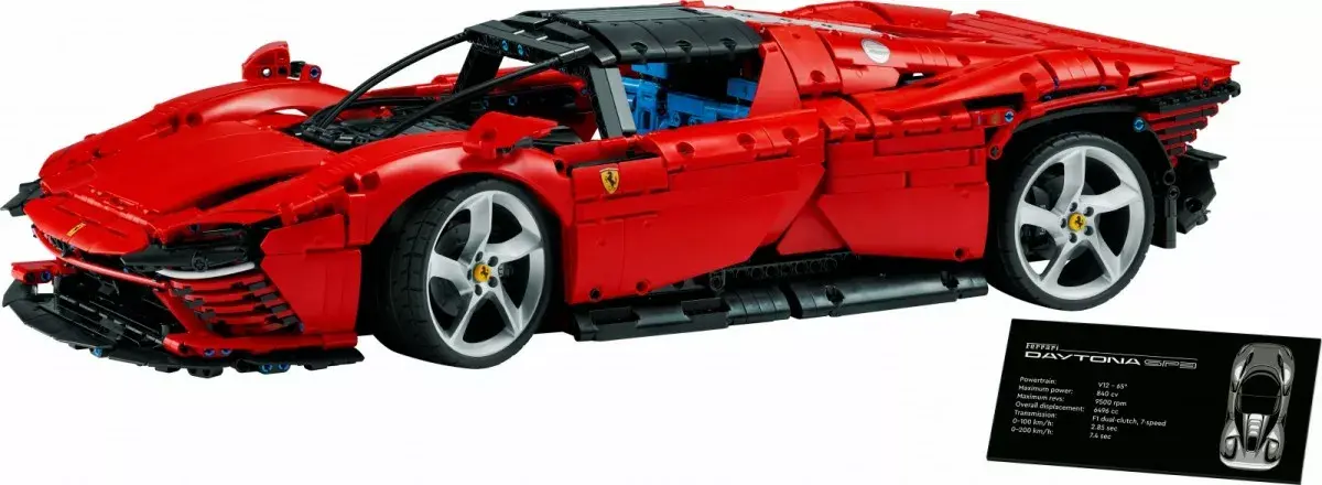 LEGO Technic Ferrari Daytona SP3 1:8, 3 778 pcs Photo 14