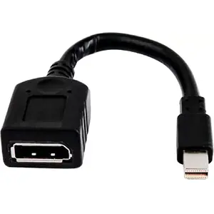 Adapter cable HP Single miniDP-to-DP — DisplayPort (female) to Mini DisplayPort, black, 90 g