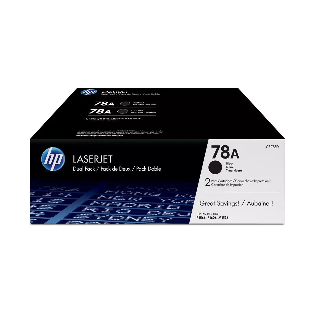 HP 78A 2-pak Melnie Tonera Kārtridži Photo 2