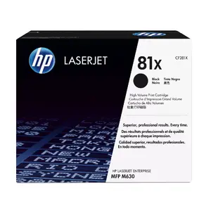 Тонер HP 81X High Yield Black 25000 страниц Черный