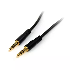 StarTech.com 6 ft Slim 3.5mm Stereo Audio Cable M/M Gold Plated