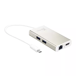 USB Type-C Мульти-адаптер j5create JCA374-N Проводной 60W 4K
