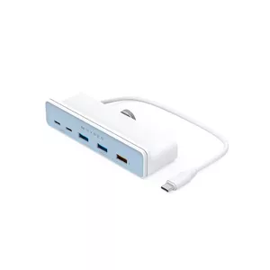 HYPER HD34A6 interfeisa centrmezgls USB 3.2 Gen 1 (3.1 Gen 1) Type-A 5 Mbit/s Balts