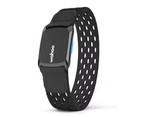 Наручный пульсометр Wahoo Fitness TICKR Fit — Bluetooth/ANT+, водонепроницаемость 1,5 м, 30 ч работы, черный