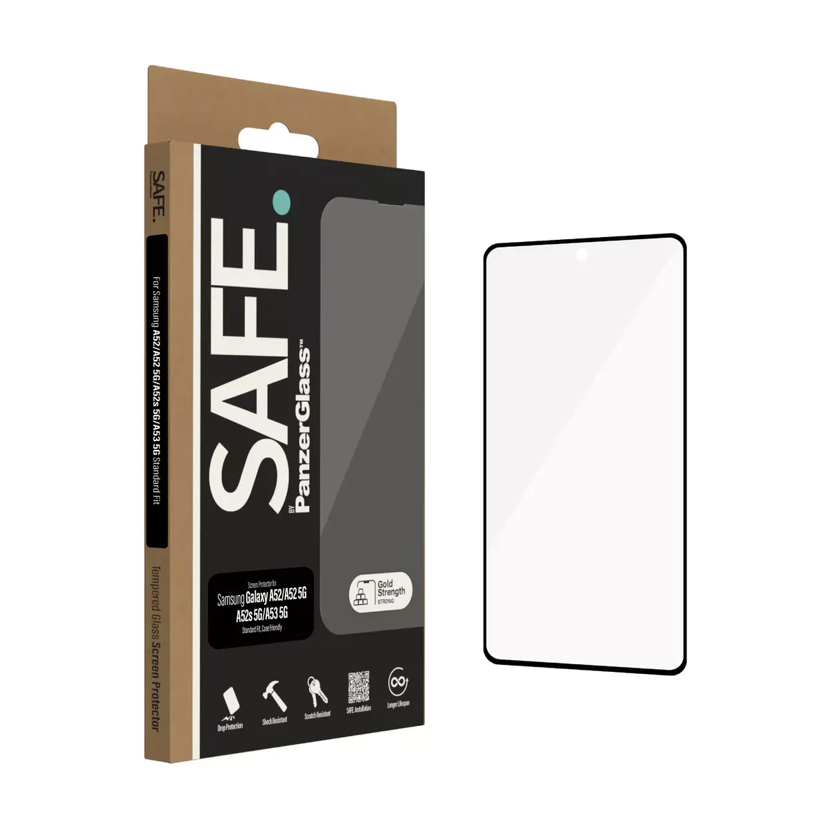 Защитное стекло PanzerGlass SAFE. by ® Samsung Galaxy A52 Photo 3