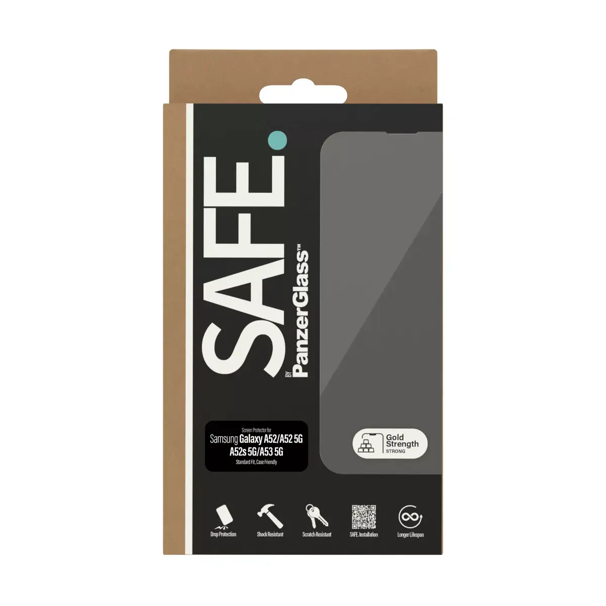 Защитное стекло PanzerGlass SAFE. by ® Samsung Galaxy A52 Photo 4