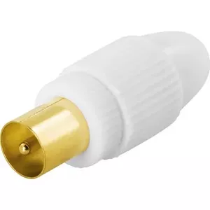 Deltaco DEL-664 wire connector 1x 9.5mm M Gold White