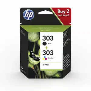 Картридж HP 303 Оригинальный Стандартный Черный Голубой Пурпурный Желтый 3YM92AE#301