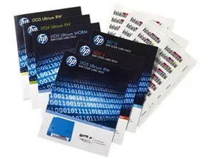 Self-adhesive label HPE Q2014A 100 pcs Black White LTO-7 compatible