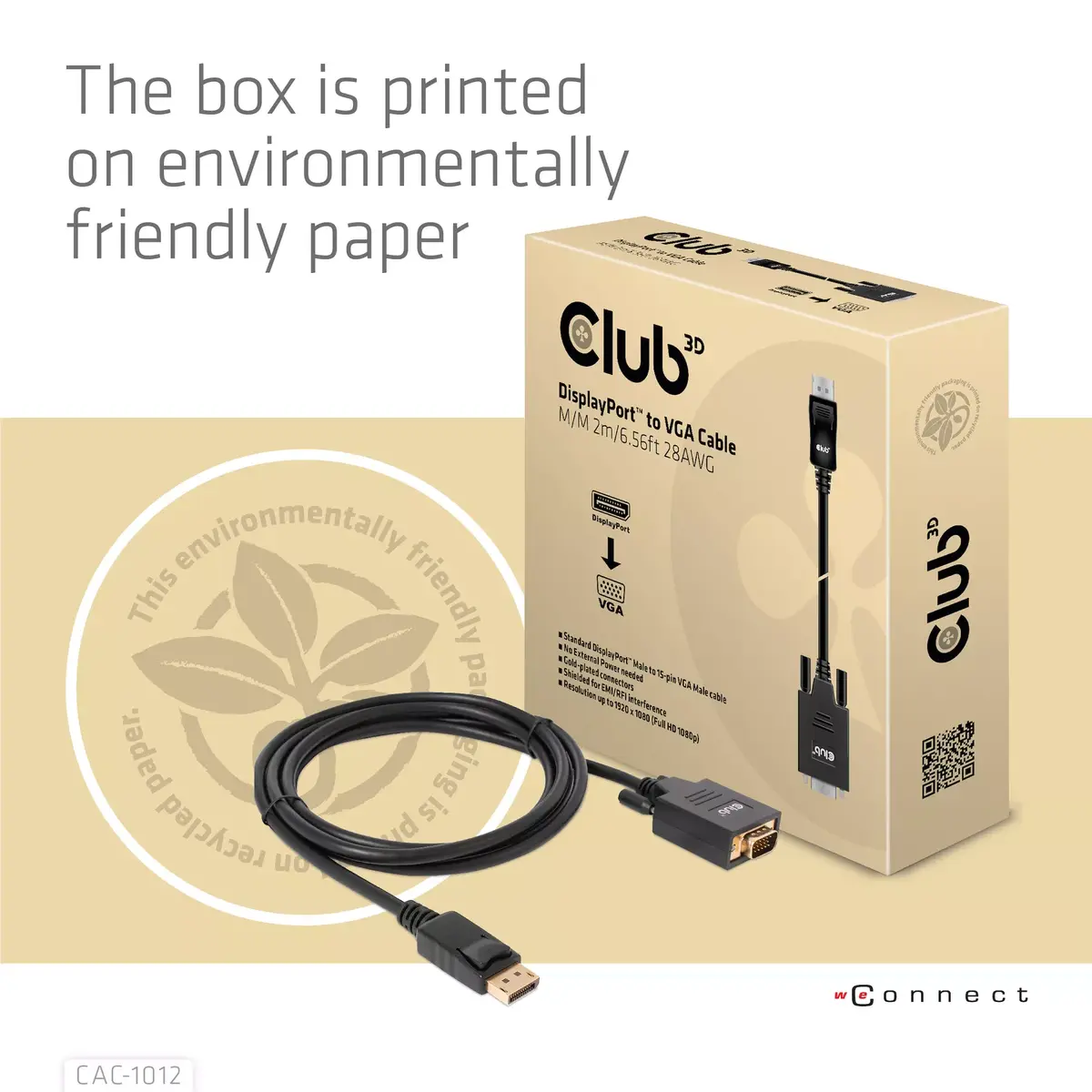 Кабель DisplayPort на VGA M/M CLUB3D CAC-1012 Photo 9