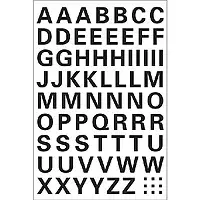 Herma Self-Adhesive Letters 10mm A-Z Weatherproof Film Black 1 Sheet 4158