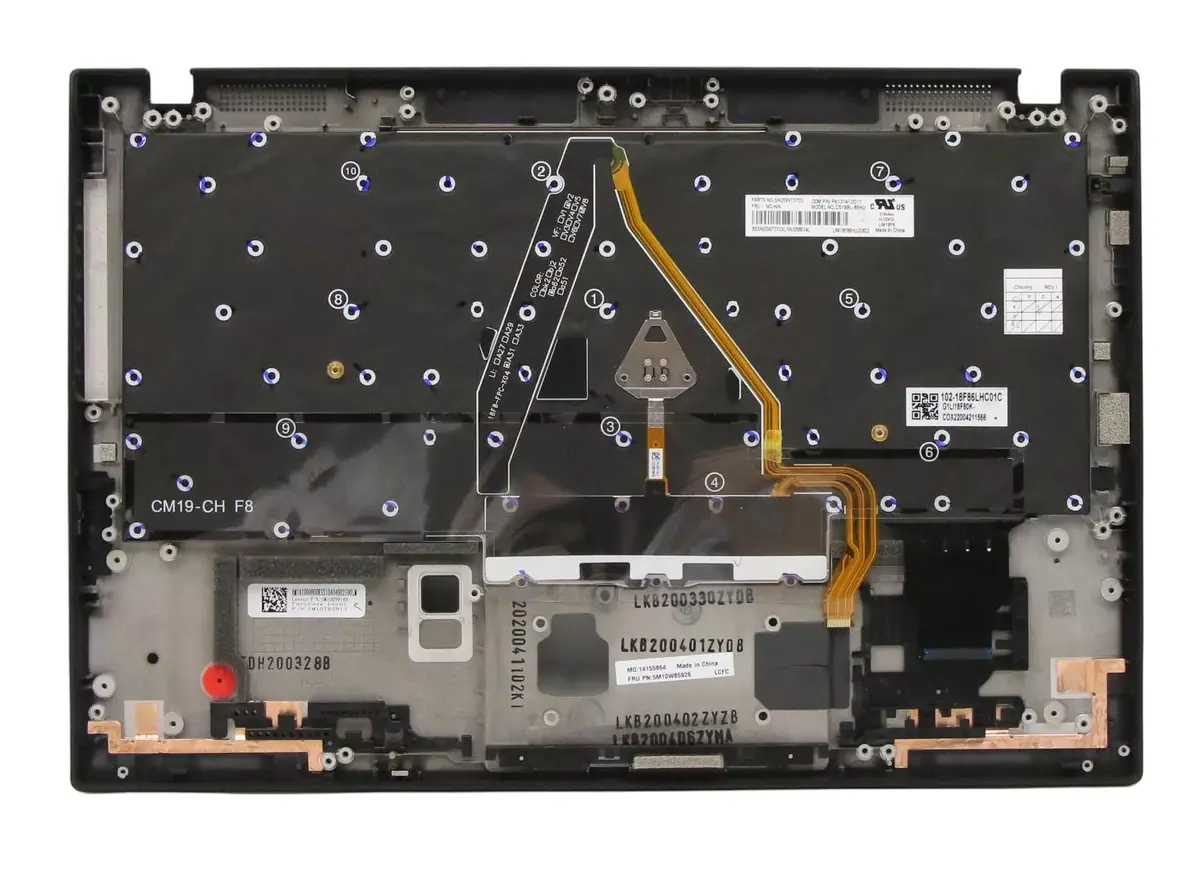 Lenovo 5M10W85956 Vāciņš un tastatūra ar