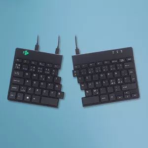 R-Go Tools Split RGOSP-NDWIBL tastatūra QWERTY Ziemeļvalstu Melns