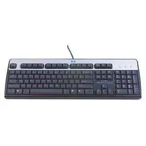 Проводная клавиатура HP USB Standard — полноразмерная (100%), прямой стиль, USB-интерфейс, кабель 1.8 м