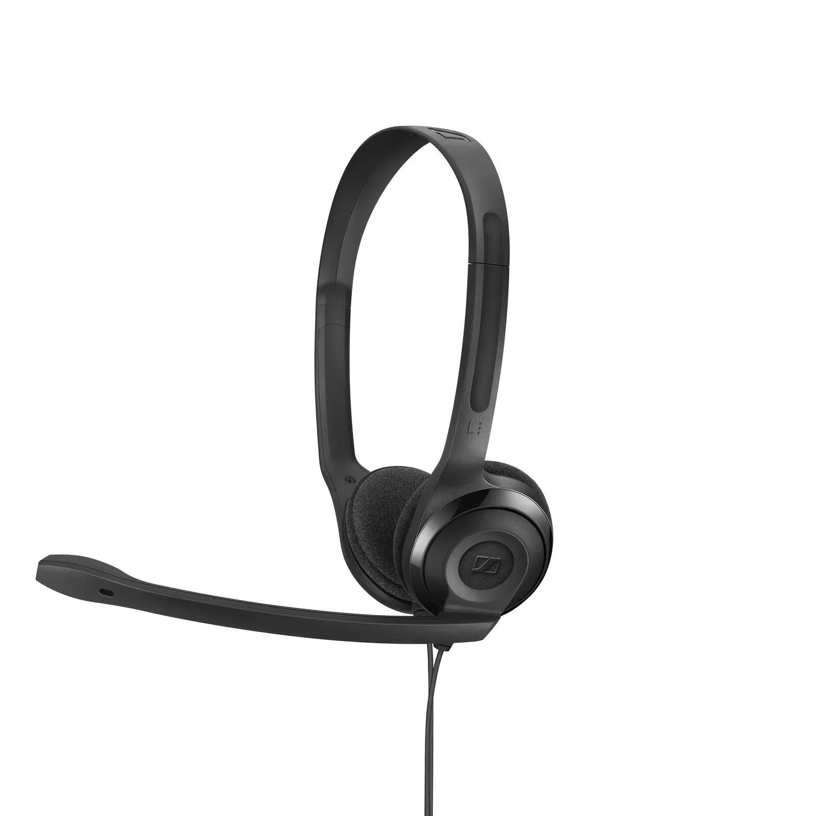 Black Over The Head Sennheiser Pc 3 Chat For E-Learning And Games