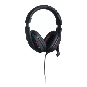 Vada austiņu komplekts connectIT GH1000 — apvijjošas (circumaural), galvas stīpa, 18–20000 Hz, kabelis 1.8 m, melna
