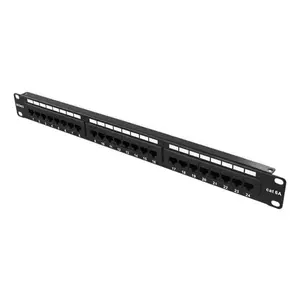 Patch panel Deltaco PAN-124 1U 10 Gigabit Ethernet RJ-45