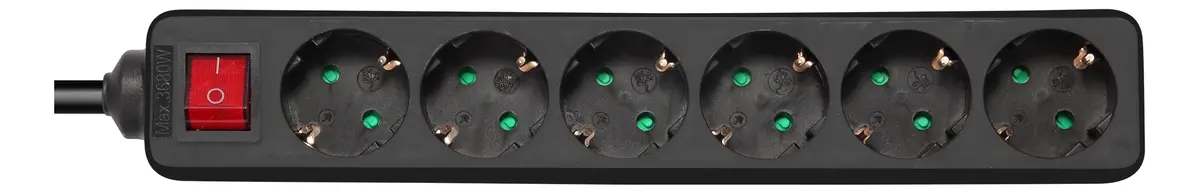 DELTACO GT-0662 strāvas pagarinātājs ar 6
