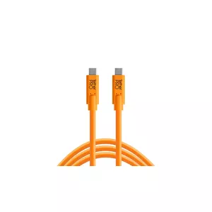 Tether Tools CUC15-ORG USB kabelis 4,6 m USB 3.2 Gen 1 (3.1 Gen 1) USB C Oranžs