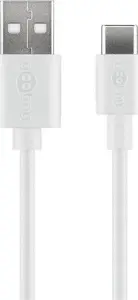 Goobay USB-C uzlādes un sinhronizācijas kabelis USB-A uz USB-C 1m USB 2.0