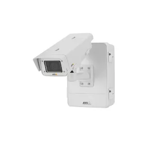 Housing & mount AXIS 5900-161 for outdoor security cameras, stainless steel/white, 282×131×361 mm