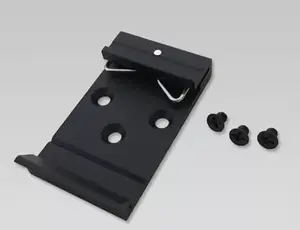 Mounting kit PLANET RKE-DIN, black — DIN-rail mounting accessories for network equipment