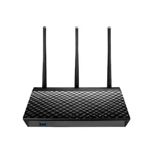 ASUS RT-AC1900U Divu joslu Wi-Fi 5 gigabitu bezvadu maršrutētājs ar 1900 Mbit/s datu pārraides ātrumu un ārējām antenām