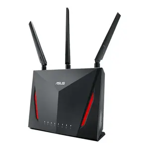 Tabletop wireless router Asus RT-AC2900, Dual-band 2.4/5 GHz, Wi‑Fi 5 (802.11ac), 2917 Mbps, Gigabit Ethernet, 4 LAN ports, USB, 4 antennas