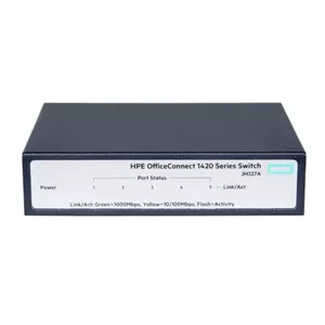 HPE OfficeConnect 1420 5G Unmanaged L2 Gigabit Ethernet (10/100/1000) 1U Grey