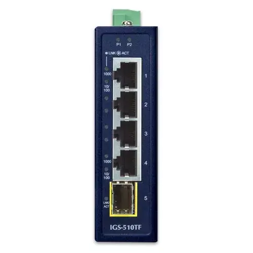 PLANET IGS-510TF Nenodrošināts Gigabit slēdzis Photo 2