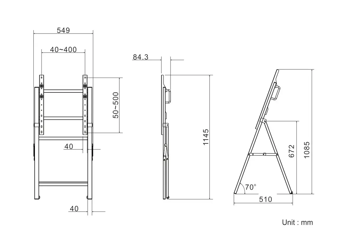 Multibrackets M Tilt and Roll Easel Photo 12