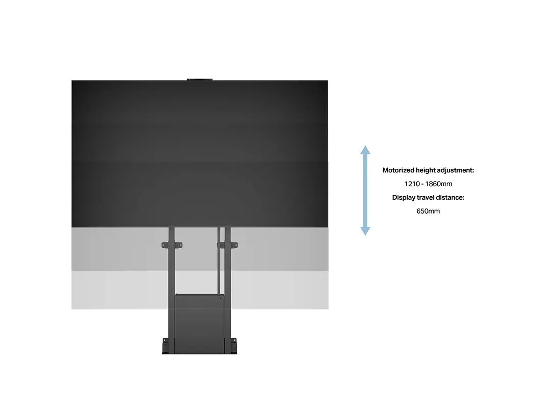 Multibrackets M Motorized Floormount Black Photo 14