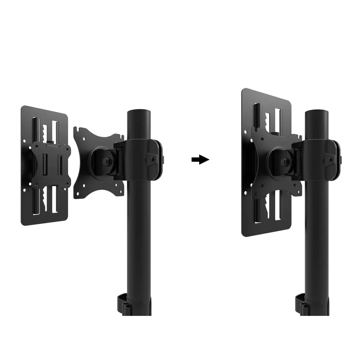 Multibrackets M VESA Monitor Slider Black Photo 7