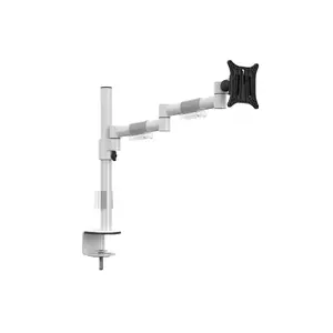 Multibrackets M VESA Deskmount Officeline Single II White Clamp/Bolt-through 8 kg