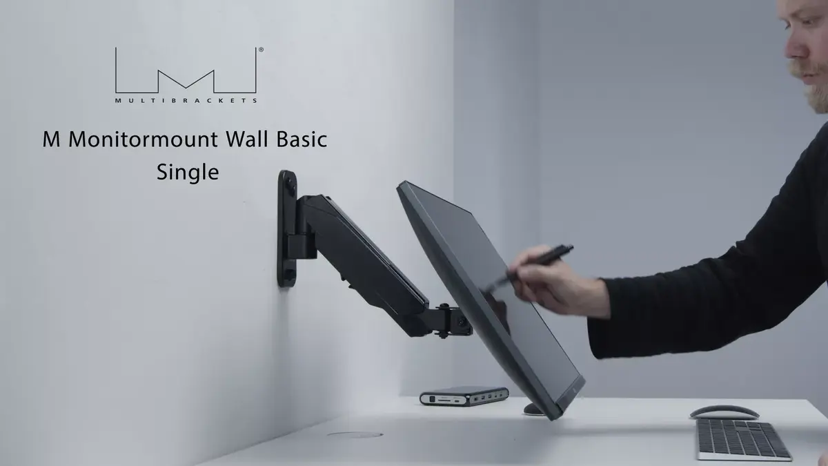 Multibrackets M Monitormount Wall Basic Single Photo 12