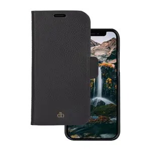 Чехол-книжка dbramante1928 New York для iPhone 13 Pro Max, Night Black, 3 кармана для карт, 6.7"