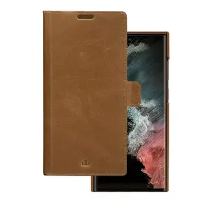 Фолио-чехол dbramante1928 Lynge для Samsung Galaxy S22 Ultra, tan, для экрана до 17,3 см (6,8"), подставка для стола