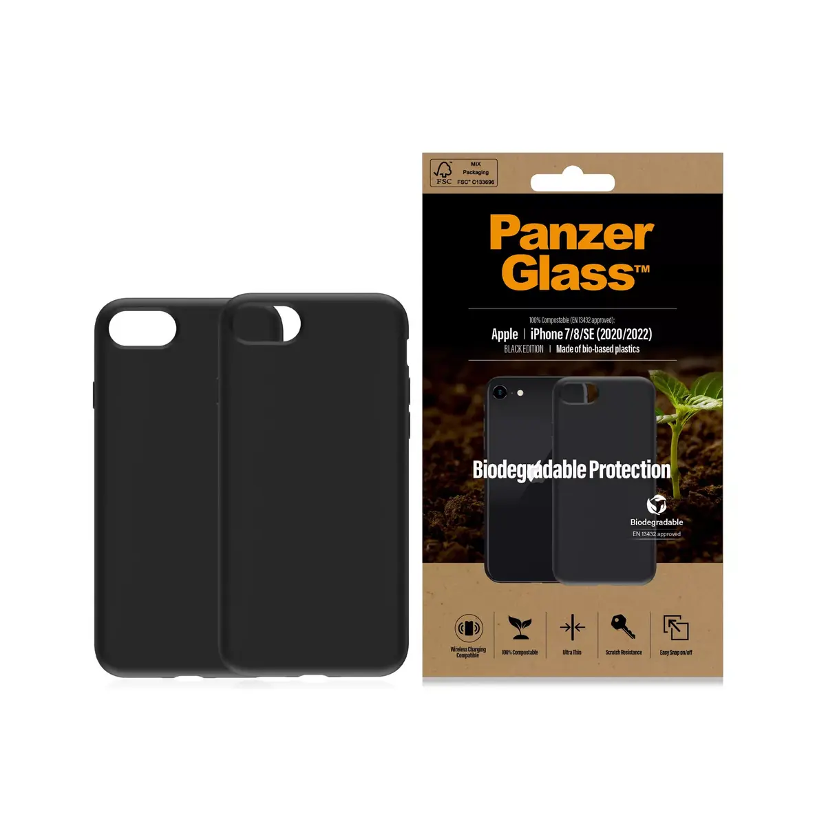 Чехол PanzerGlass Биодеградируемый для iPhone 6 6s SE 2020 2022 7 8 Photo 3