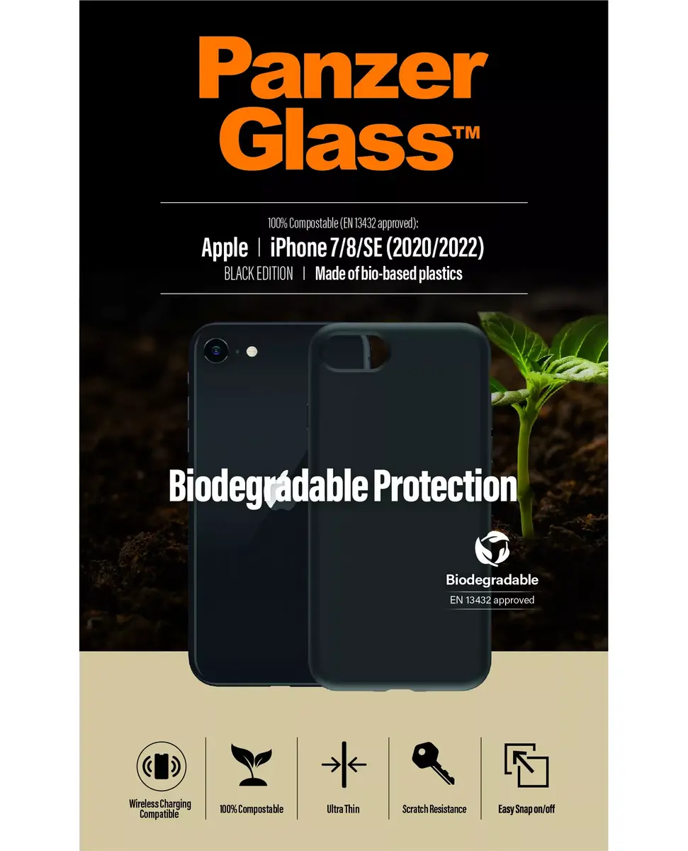 Чехол PanzerGlass Биодеградируемый для iPhone 6 6s SE 2020 2022 7 8 Photo 9