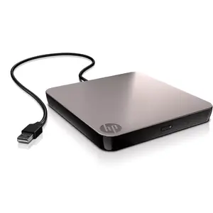 External USB DVD±RW optical drive HP Mobile USB NLS — DVD±RW, USB 2.0, CD 24×/RW 10×, DVD±RW 8×, Black