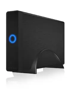 RAIDSONIC ICY BOX IB-377U3 External Hard Drive Enclosure for 3.5-inch SATA HDDs with USB 3.0 Interface and 5 Gbit/s Data Transfer Rate in Black