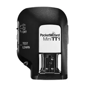 Radioizsaukums PocketWizard MiniTT1-Nikon — saderīgs ar Nikon, melns, 57 g, 71×49 mm