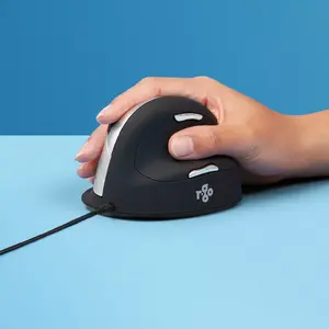 R-Go Tools HE Mouse R-Go HE Break ergonomic mouse large right wired