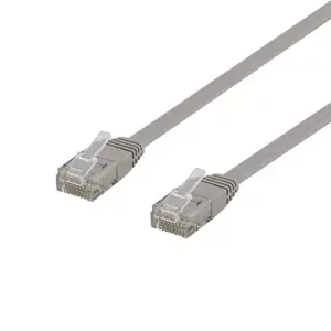 Сетевой кабель Deltaco TP-62-FL серый 2 м Cat6 U/UTP UTP